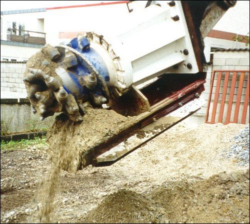 ER 700-3 lengthways cutter heads with shovel
